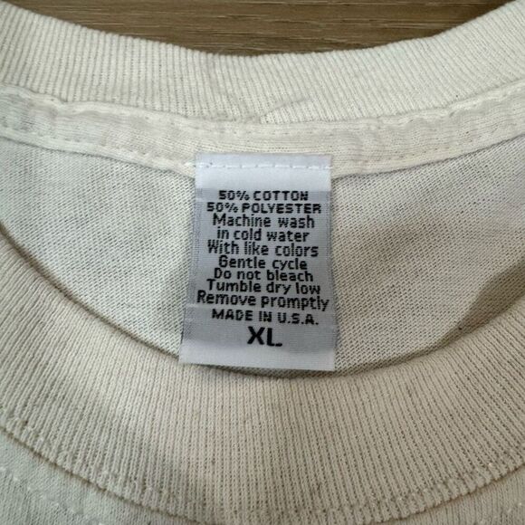 Travis Scott Circus Maximus Utopia Tour Long Sleeve Tee Shirt Size XL Cream 2023 - Picture 2 of 4